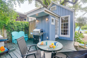 Walk to Beach Galveston Home with Hot Tub